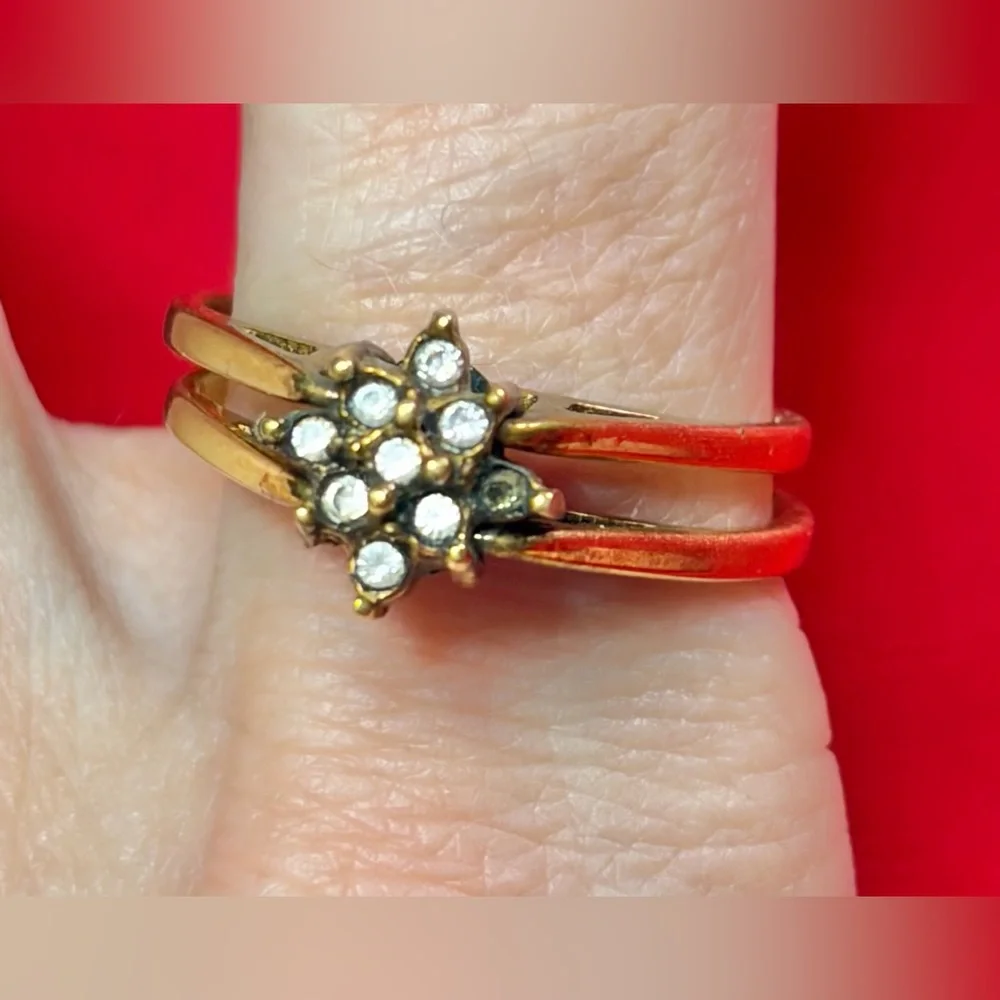 Vintage Avon Flip Ring Reversible Size 9.75 READ - Picture 3 of 5